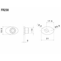 Rizoma Blinkeradapter vorne