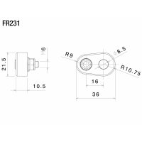 Rizoma Blinkeradapter vorne