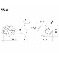 Rizoma Blinkeradapter vorne