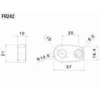 Rizoma Blinkeradapter vorne