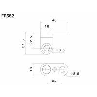 Rizoma Rizoma Blinker Adapter die (vorne)