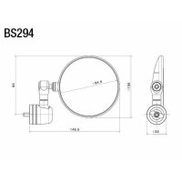 Rizoma Spiegel SPY-R Ø 94,5 mm