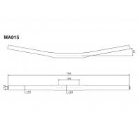 Rizoma Lenker DRAG BAR Ø 22-29 mm