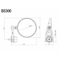 Rizoma Spiegel Spy-Arm Ø 94,5 mm