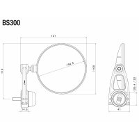 Rizoma Spiegel Spy-Arm Ø 94,5 mm