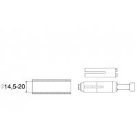 Rizoma Adapter für Lenkerendspiegel und Proguard System