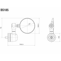 Rizoma Spiegel SPY-R Ø 57 mm