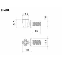 Rizoma Adapter für Rizoma Light Unit Blinker