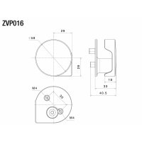 Rizoma Taschenhaken ZVP016