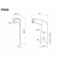 Rizoma Blinker Leggera Adapter Motorrad-Verkleidung