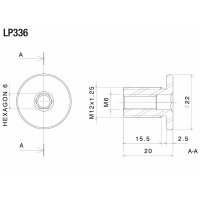 Rizoma Adapter für Lenkerendspiegel und Proguard System