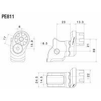 Rizoma Exzentrisch verstellbare Fußrastenadapter (Ø 22 mm)