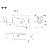 Rizoma Montagesatz Fußrasten (Ø 18 mm)