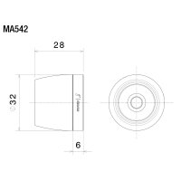 Rizoma Lenkerenden Paar Ø32mm Aluminium eloxiert